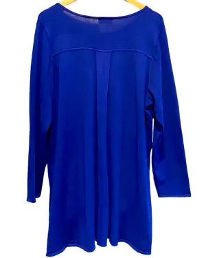 Bright Winter Cobalt Tunic Sweater