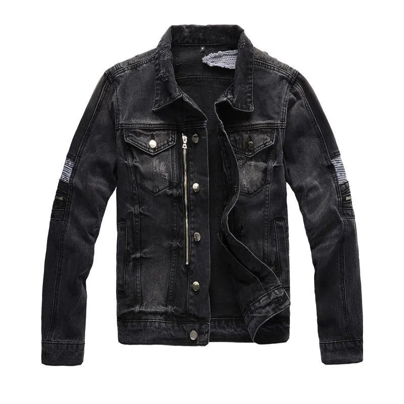 Fashion Streetwear Men's Zipper Jacket