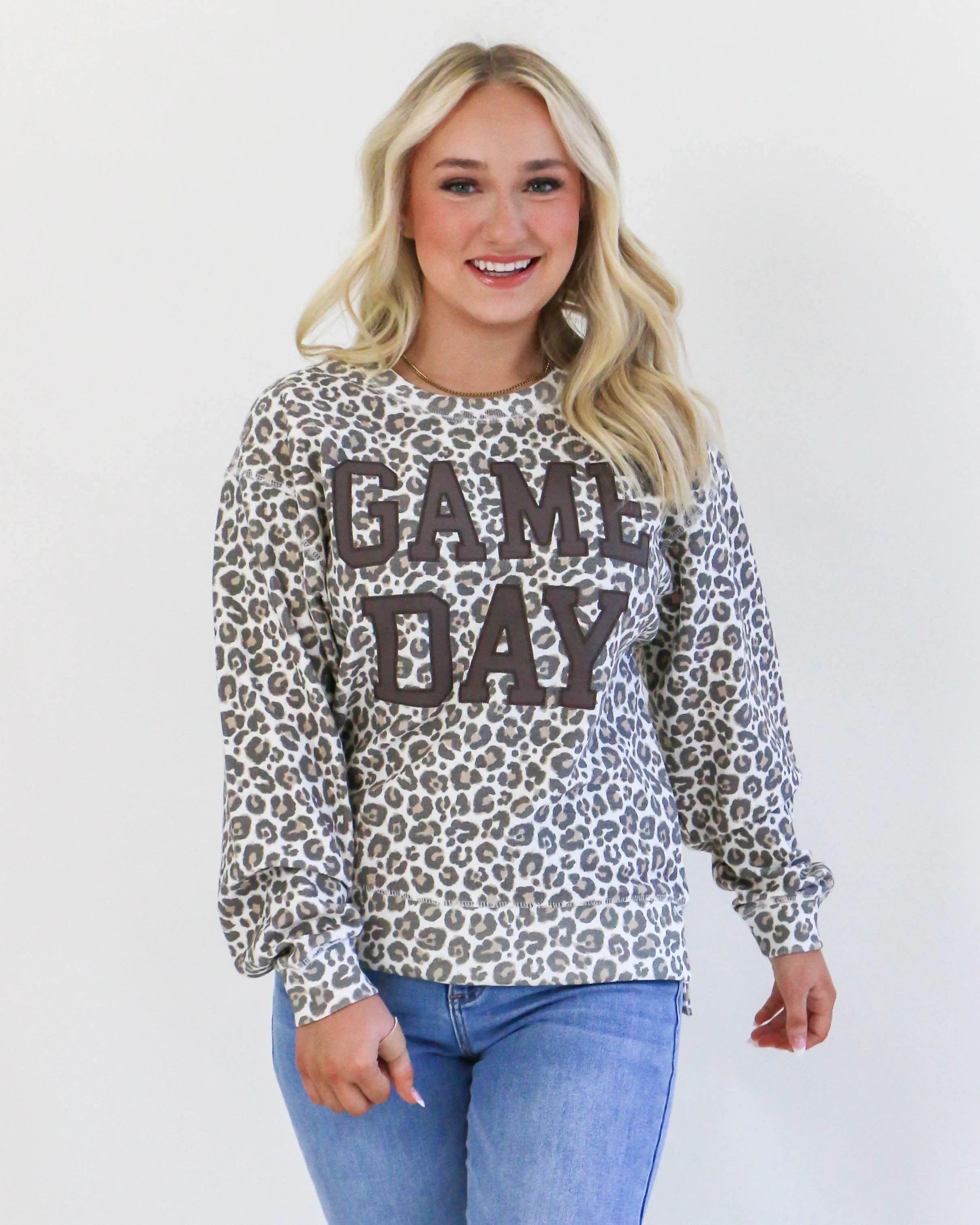 GAMEDAY Leopard Pullover