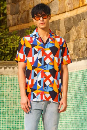 Multicolor Digital Print Shirt