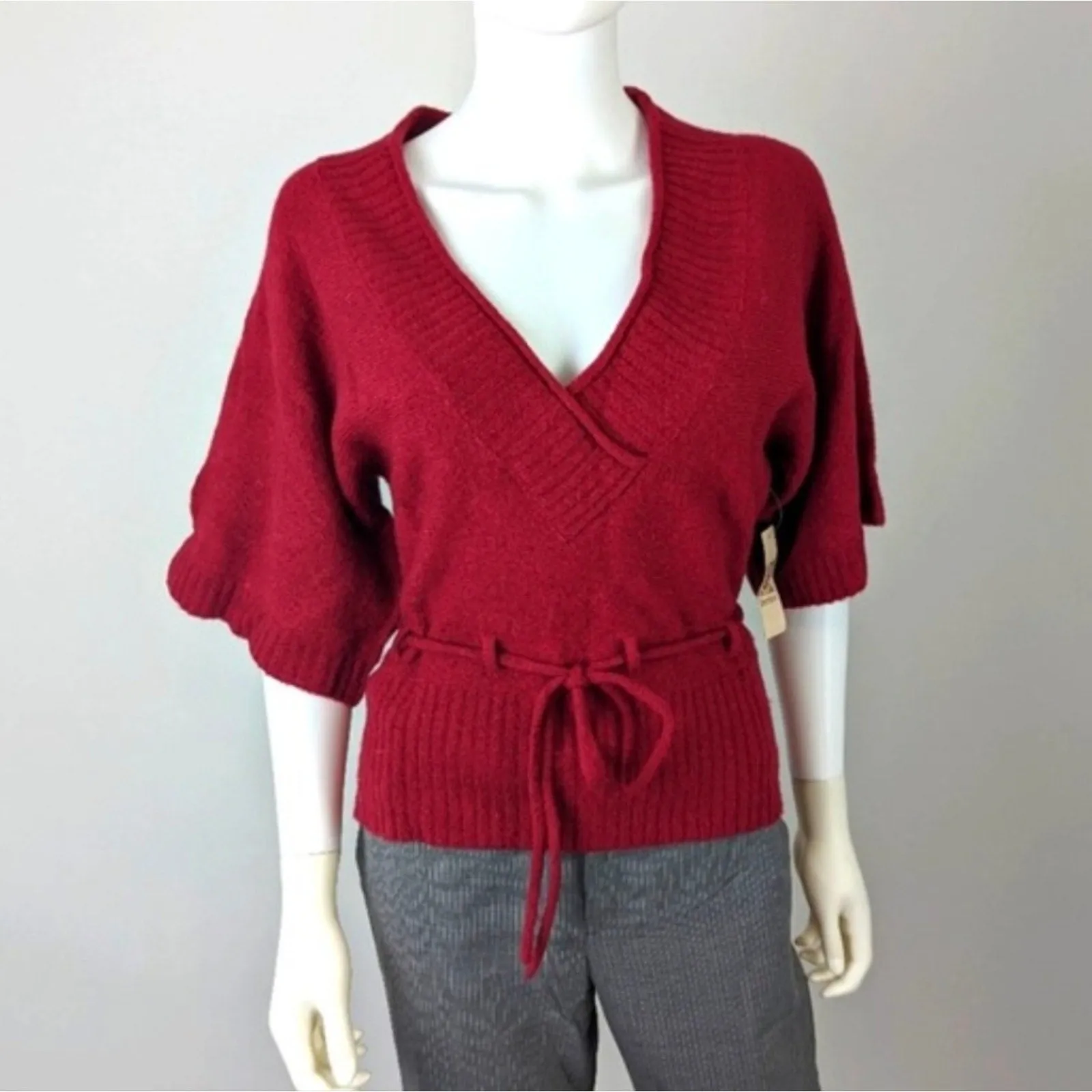 NWT Decree V-Neck Sweater / Large