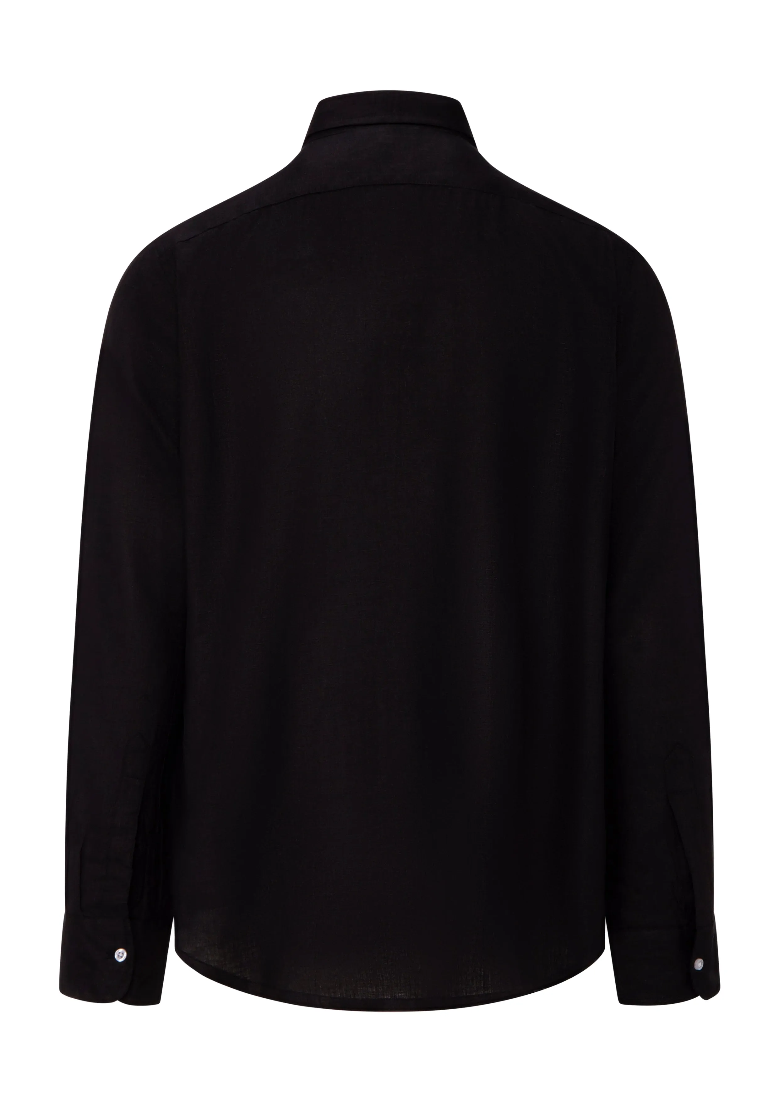 ORION LINEN SHIRT - Black