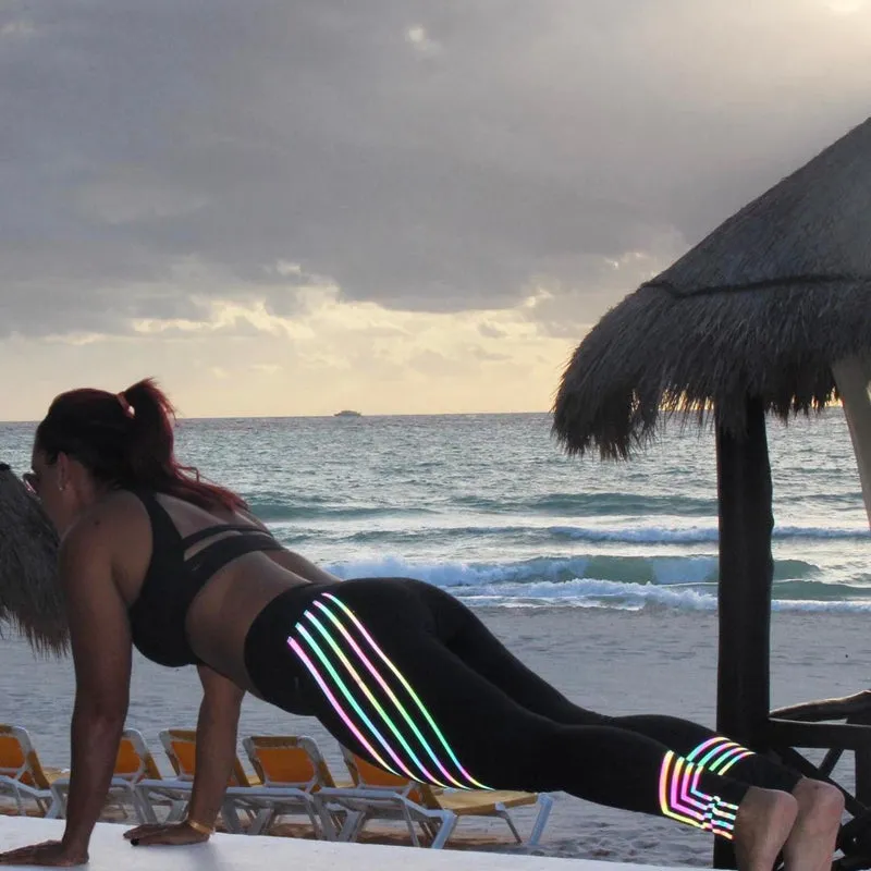 VenusFox Fashion Printing High Waist Fitness Leggings